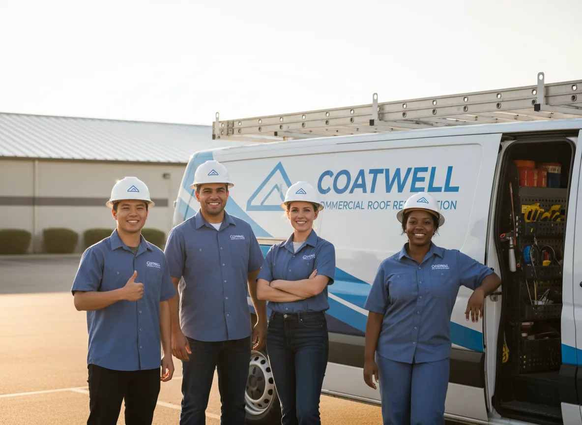 Commercial roof coating company in Robert Lee, TX